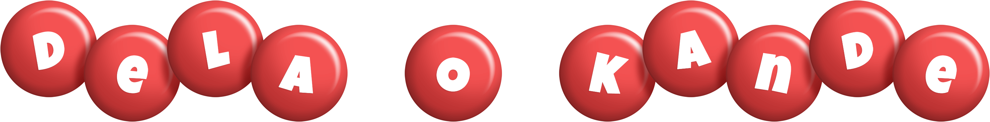 Dela O Kande candy-red logo